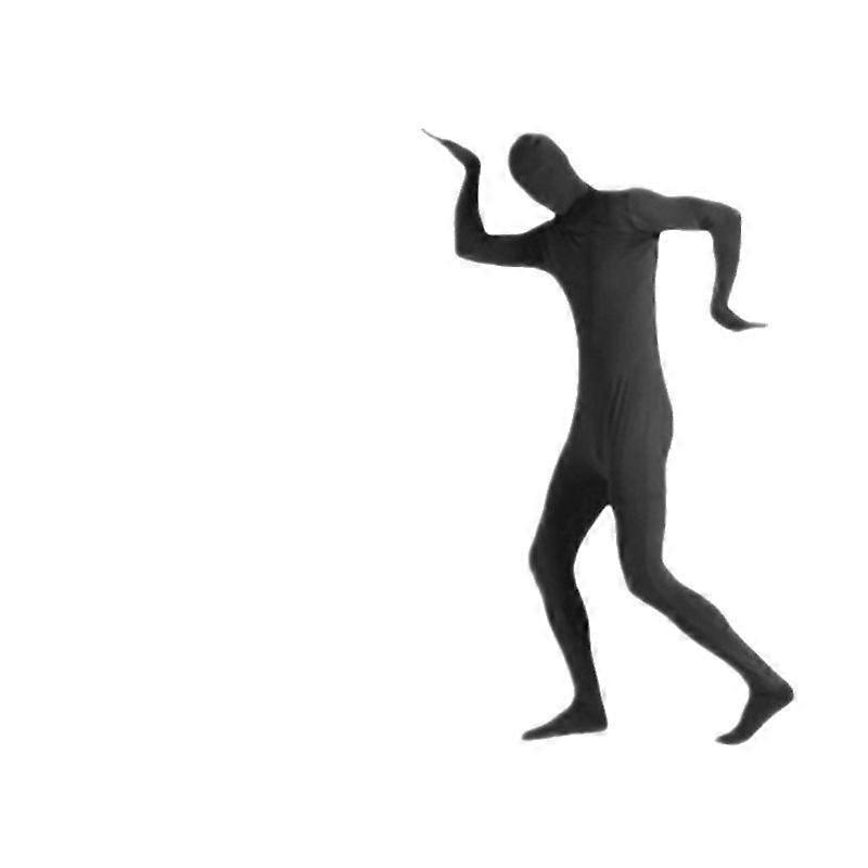 Halloween Invisibility Suit cos Ninja Invisible Man Adult Leotard Stage Performance Costume