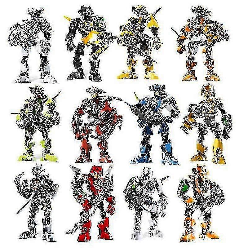 2025 Star Warrior Soldier Bionicle Hero Factory Robot Figure Building Block Model Toy-b