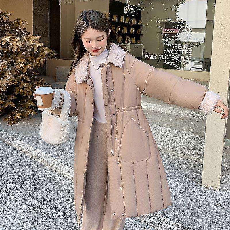 Casual Loose Winter Warm Long Coat with Hooded for Women