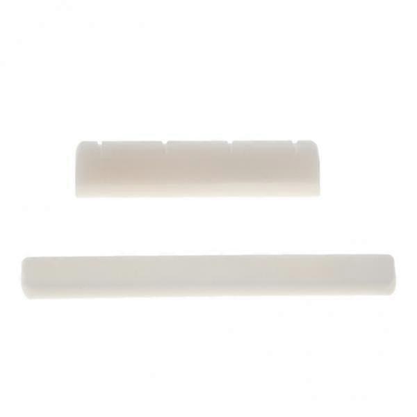 4x Bone Nut Ukulele Size 35 X 5 X 6.5 Mm