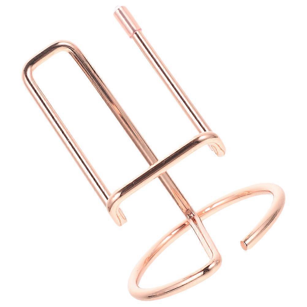 Sturdy Metal Business Card Holder & Mobile Phone Stand for Office, Home, and Events – Supports Tablets, Ample Storage, Smooth Surface, Hands Free