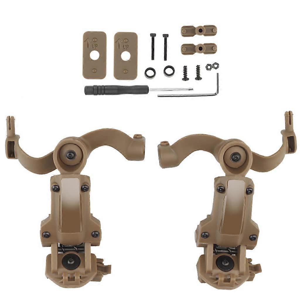MultiAngle Rotation Headset Adapter for Helmet Rail Fit OPS Core ARC and Team MLOK Rail (Color : T)
