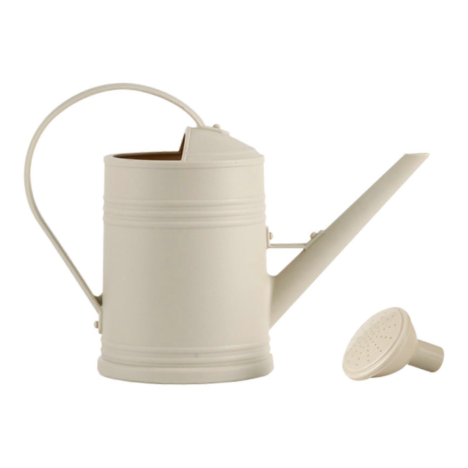 Indoor Watering Can for Plants, Long Tip Design, 2L, Retro Beige