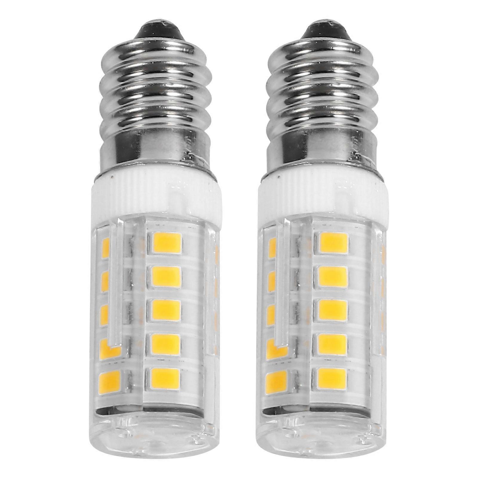 2pcs LED Light Bulbs for Kitchen Range Hood, Energy Efficient Replacement with Heat Dissipation Material for Warm Cooking Lighting