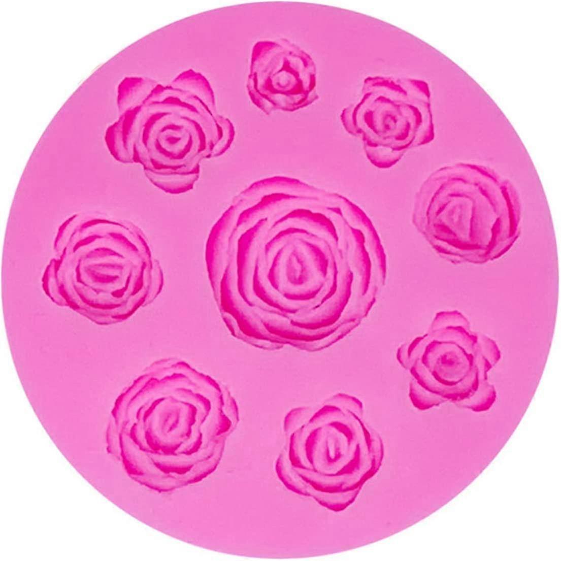 1 قطعة قالب سيليكون لتزيين الكيك ، قالب الشوكولاته الوردي الكبير 3D ، قوالب الخبز حلوى والهلام DIY ، مناسبة لعلامات تجارية متعددة (دبوس