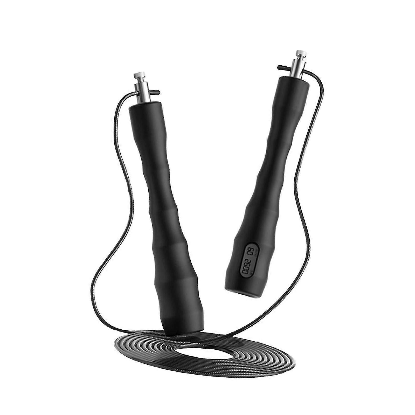 Intelligent Counting Jump Rope Wind Resistant Workouts Portable Jumping Rope Green