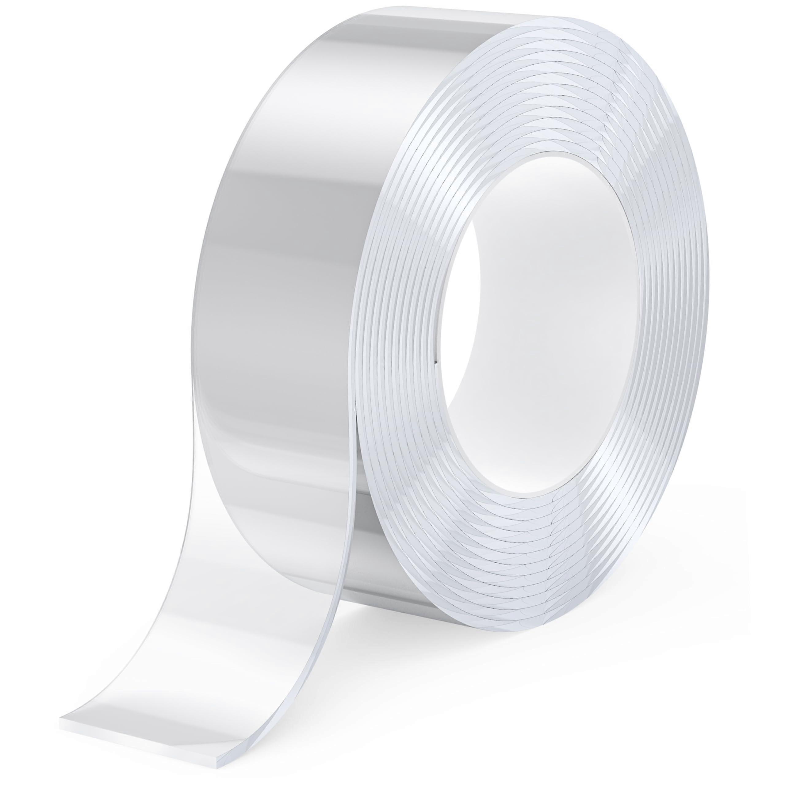 Double-Sided Adhesive Tape Extra Strong Nano Tape 3 M X 2 Cm Removable Transparent Residue-Free For Walls Carpets Posters