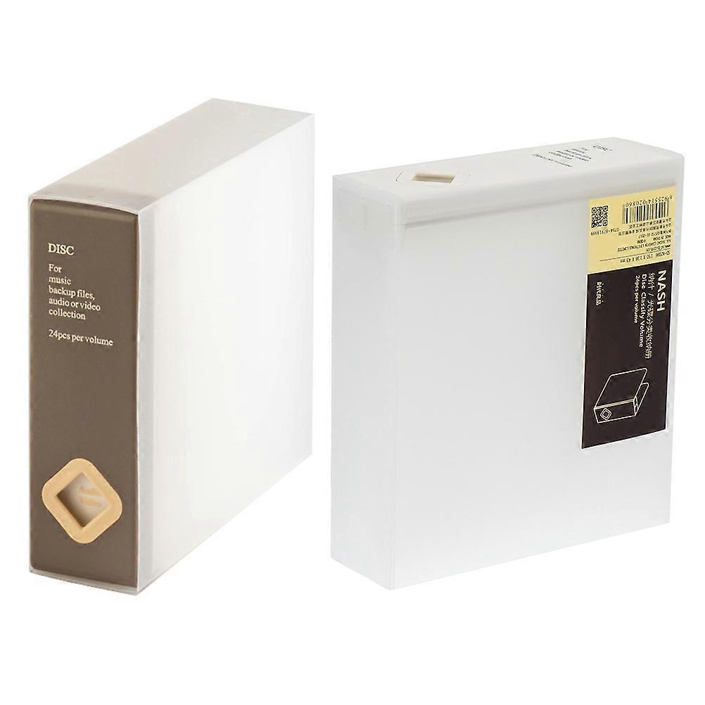 Disks Storage Box For Non Woven Fabric Stable Stacking 6.1 5.4 1.7in 2Pack