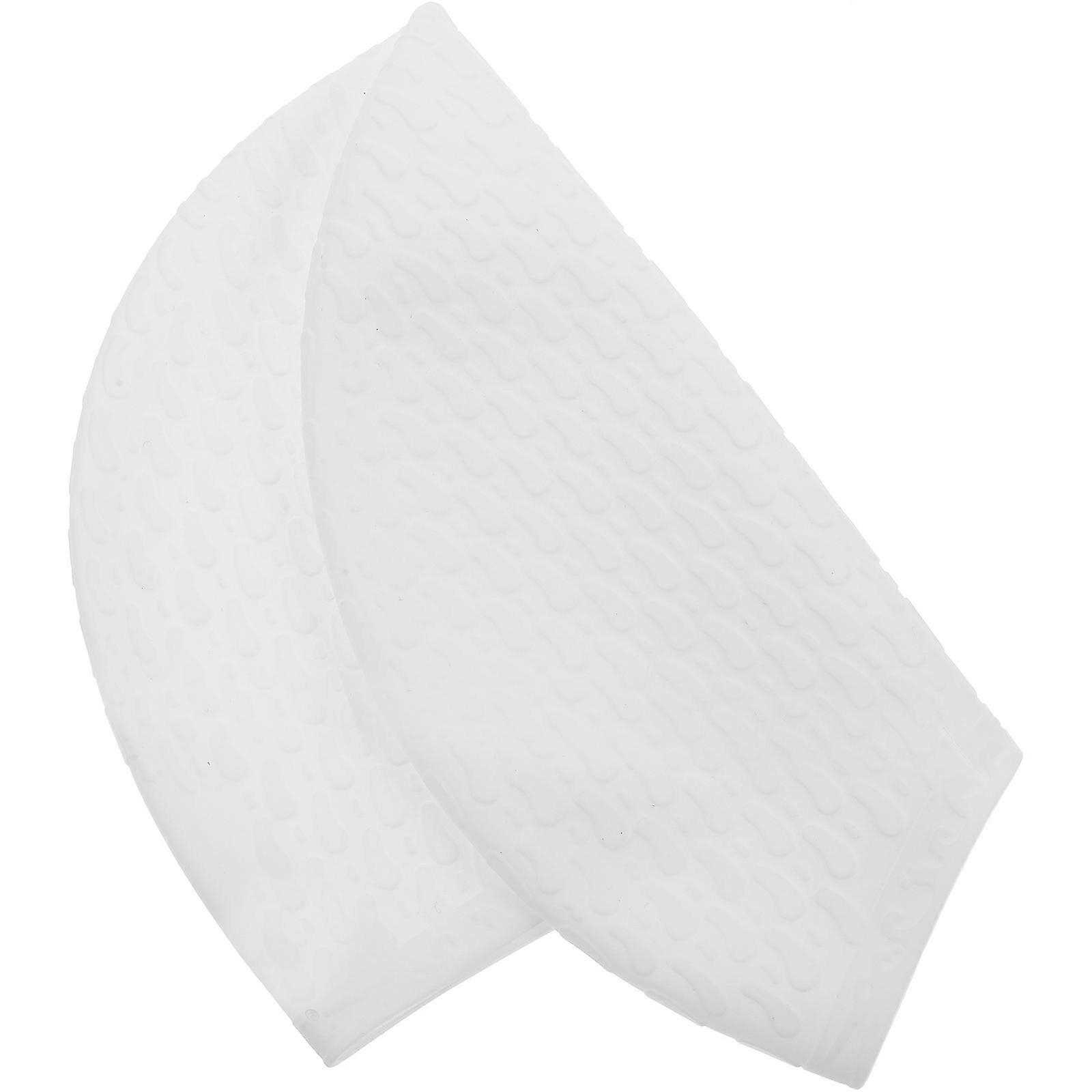 Large Swimming Cap For Men Women Comfortable Bubble Shape Color Simple Design Water Activities 23.80X17.30X0.30cm 1Pack