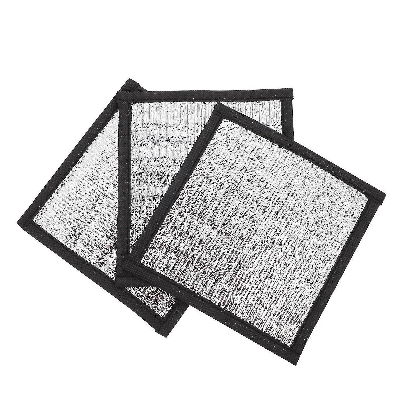 3pcs Reflective Reptile Heating Pad with Durable Warmer Film – Ideal for Snakes, Lizards, Turtles – Winter Nest Mat for Insulation and Comfort
