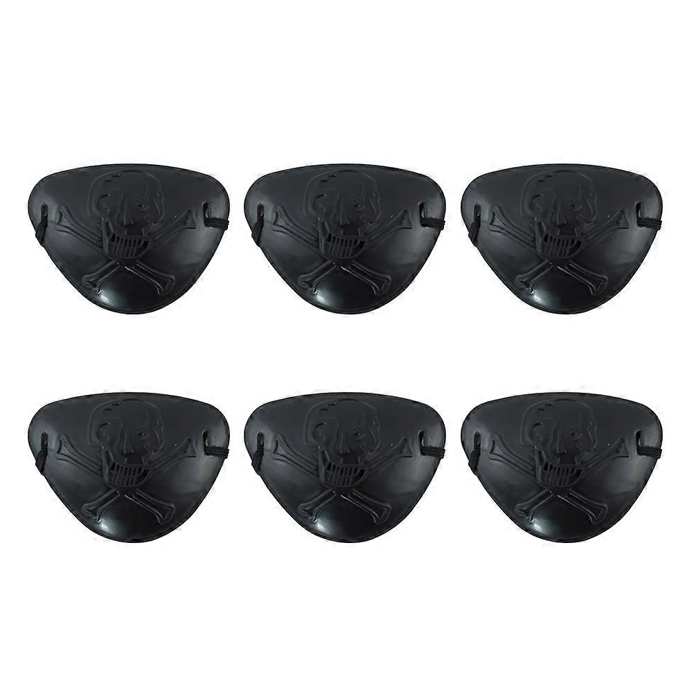 Halloween Eye Cosplay Black Plastic 6Pcs