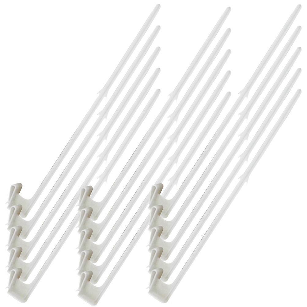 Plastic Vehicle Flagpole Car Window Flagpoles Wind Resistant Rectangular 44X5CM 15Pcs