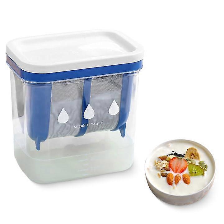 Greek Yoghurt Strainer with Stainless Steel Mesh, Reusable Yogurt Whey Separator for Yogurt, Soy, Milk, Juice, and Tea