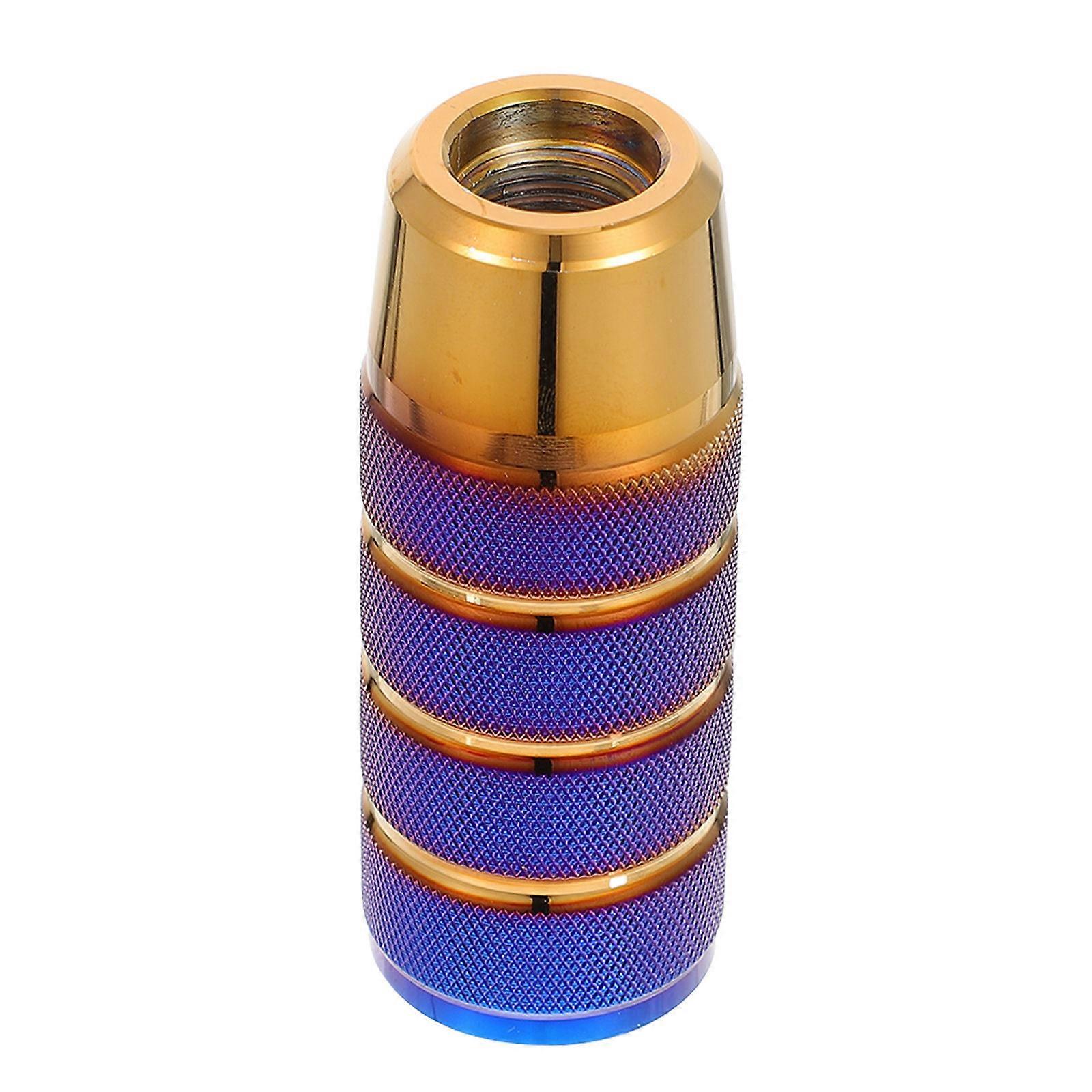 Blue Car Gear Shift Knob Manual Shifter Head for Car Use Aluminum Alloy Durable 1pc