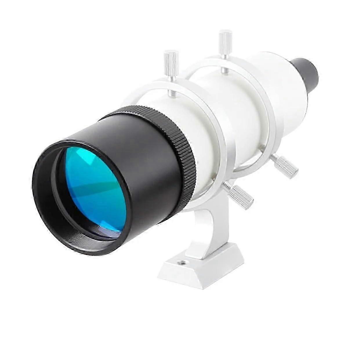 Telescope Finder Scope 8x50 8X Magnification Sight Astronomic Accessories(Silver)