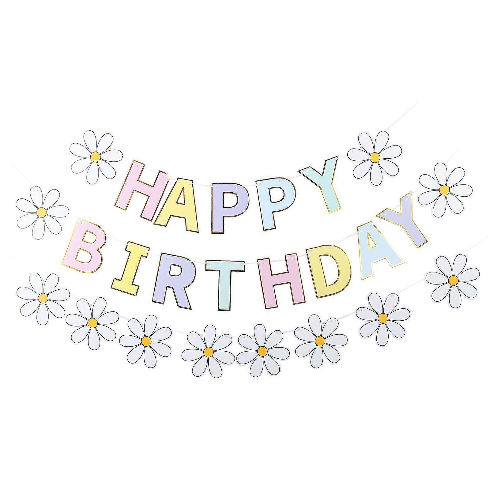 Triangle Party Banner Birthday Party Decorations Assorted Color 14.80X14.80X0.10cm Decoration 1Set