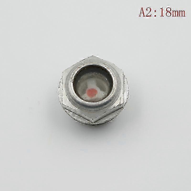 16mm-48mm αρσενικό κοχλιωτό μεταλλικό γυαλί θέασης επιπέδου λαδιού αεροσυμπιεστών