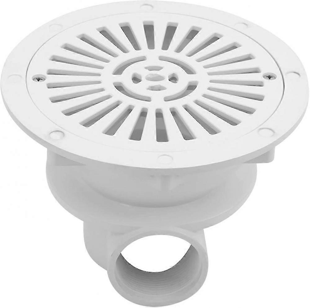 Swimming Pool Main Drain, White Swimming Pool Main Drain Floor Drain Water Inlet Draining Accessory