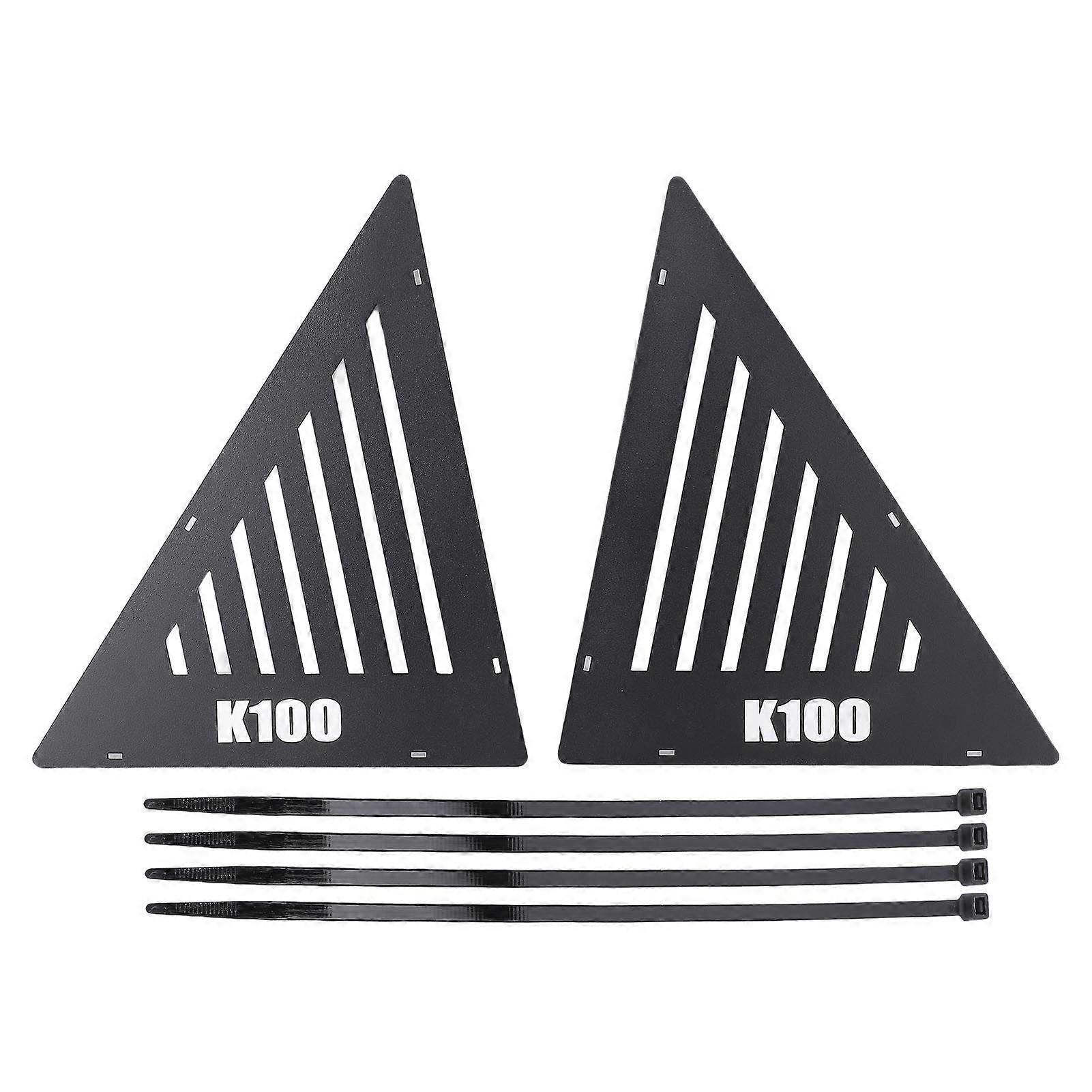 Motorcycle Side Panel Protector Aluminum Alloy Weather Proof Anti Impact Stylish Look Side Frame Decorative Protective Cover Replacement for K100 MK09