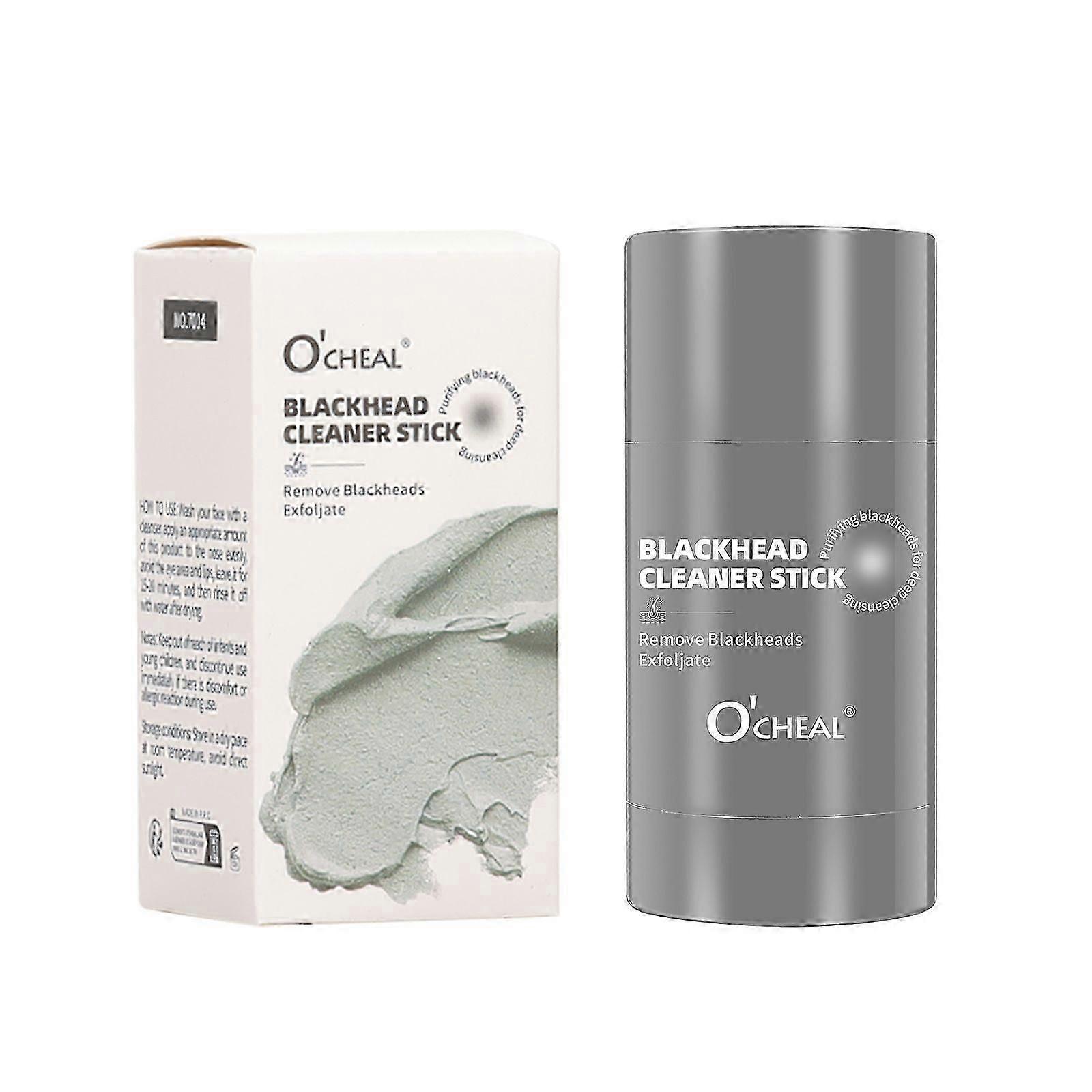 Bamboo Charcoal Cleansing Clay Mask Stick, Deep Pore Cleansing Solid Mask Stick,Blackhead Cleanser Mask, Pore Deep Cleansing Clay Mask for All Skin Ty