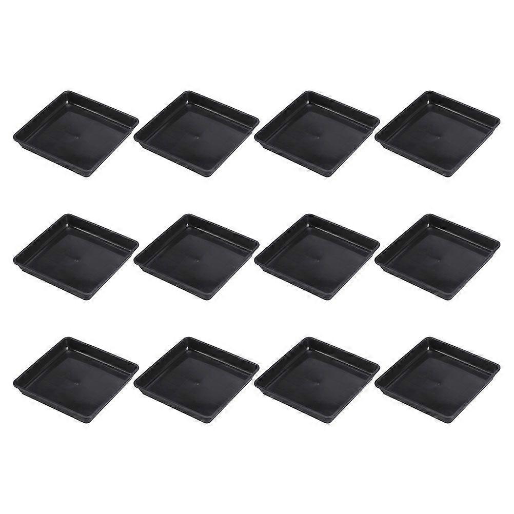 12 יחידות מגשי עציצים מגשי מים לגינון צלחות בונסאי מחזיקי עציצים