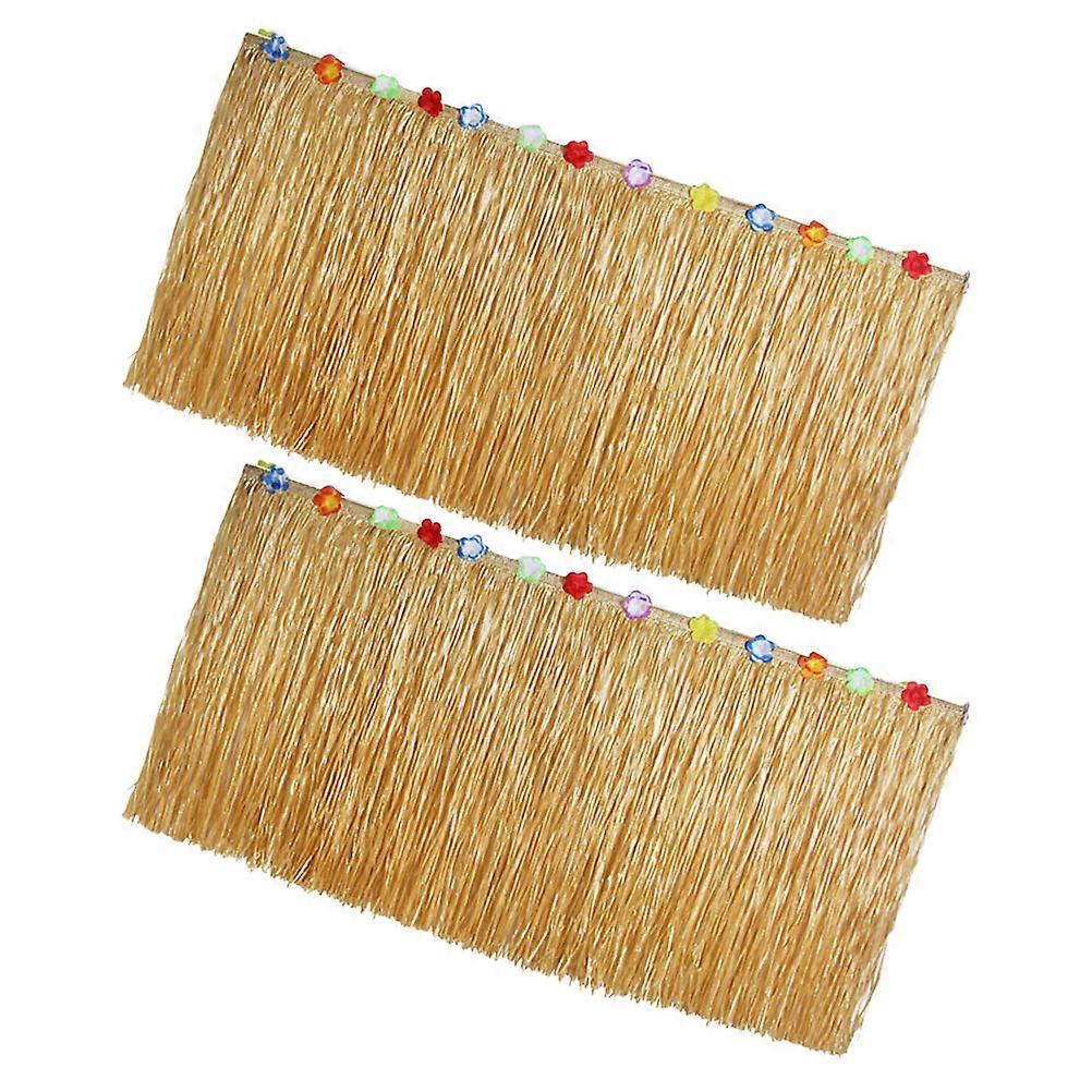 هاواي تحت عنوان الجدول تنورة حزب الديكور بني فاتح 100X75 سم 2 عبوة