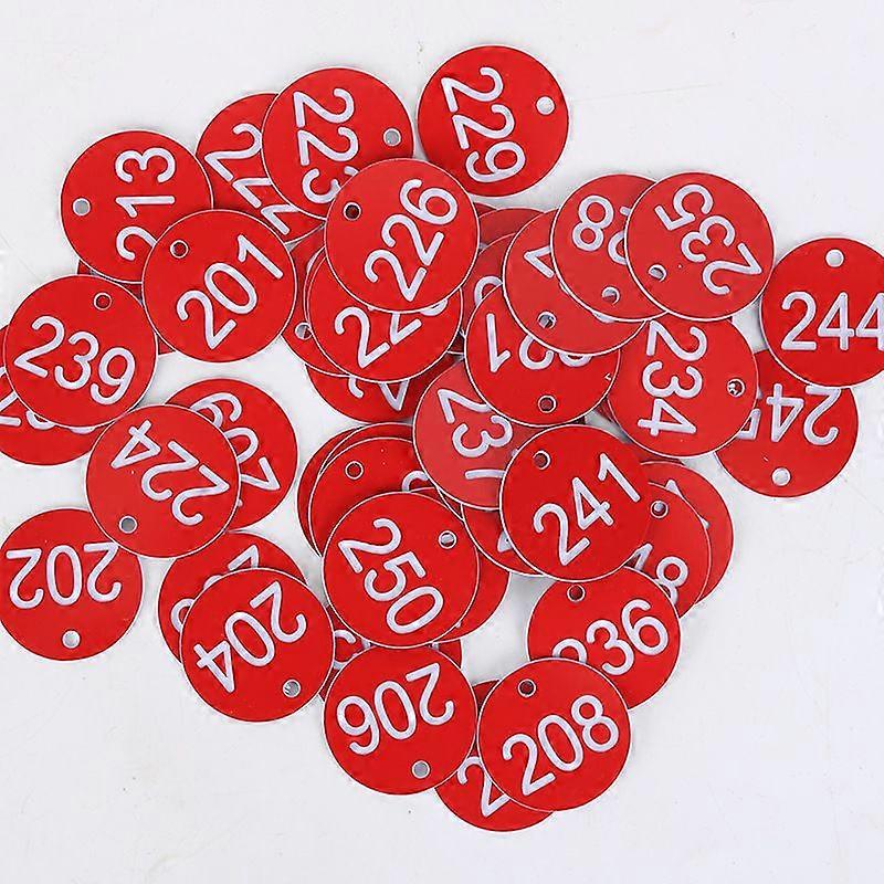 1 Set Numbered Key Tags: Round Number Tag 1-20 for Organizing Keys Cards Bags and Lockers - Number Display Label for Easy Identification with Iron Key