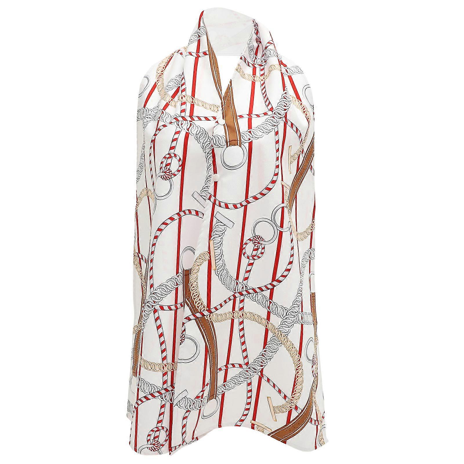 Fashionable Lightweight Dining Scarf for Women – Comfortable Snap Bib Design with Printed Style for , Ideal for Mother's Day