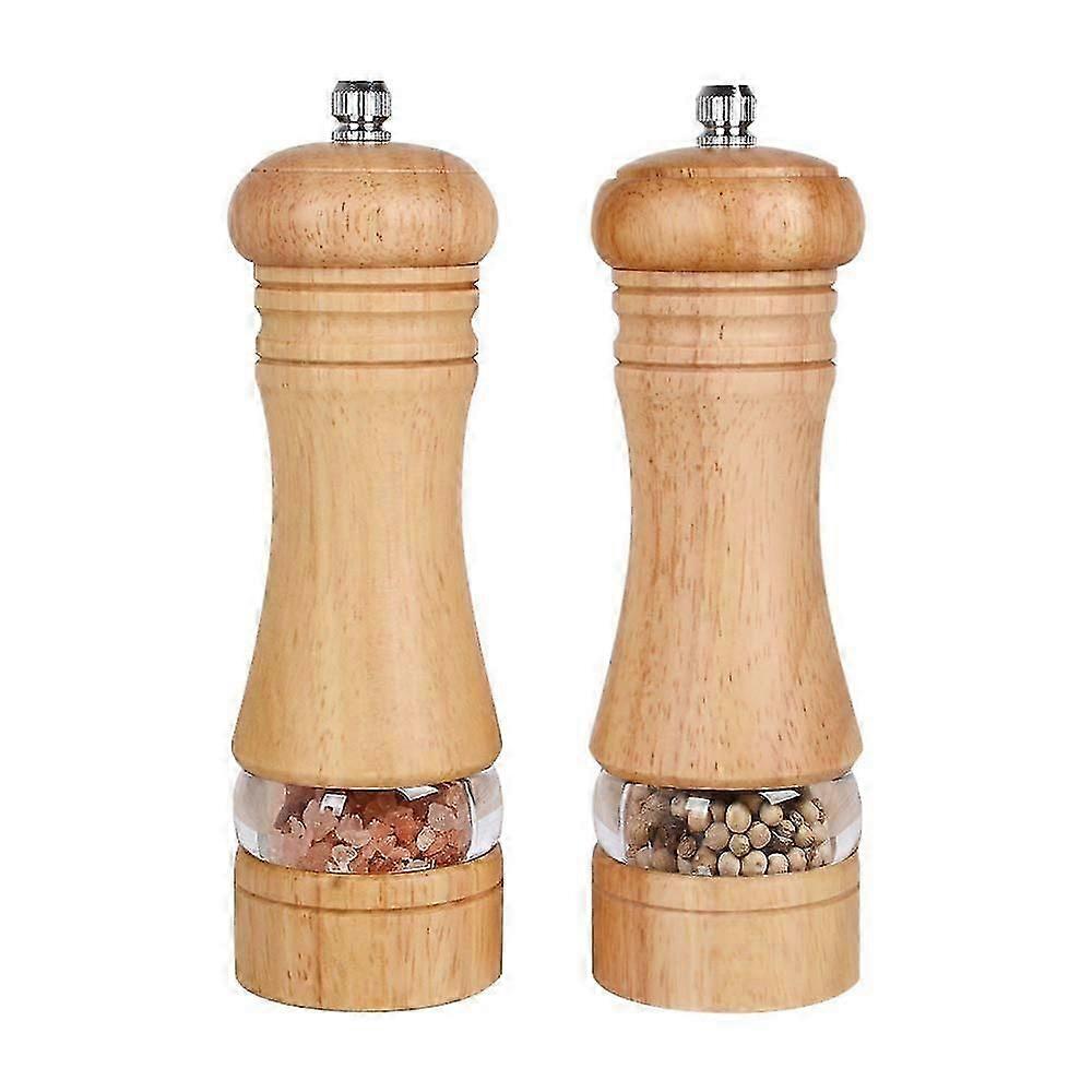 Elegant 6.5-Inch Adjustable Salt & Pepper Grinder Set