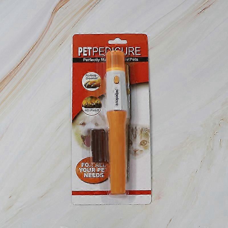 Unbrand 1pc électrique Pet Nail Grinder Pet Claw Sharpener Set Manucure à domicile pour chats chiens