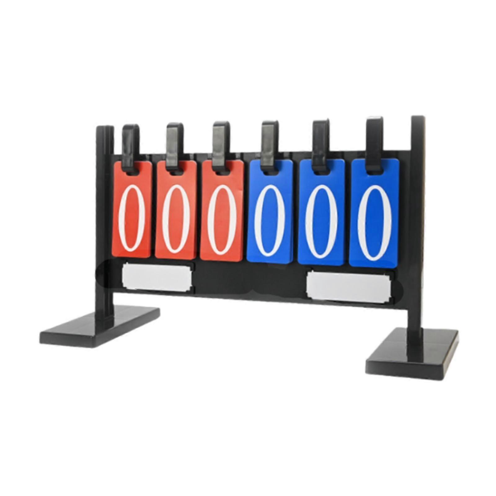Scoreboard Reusable Team Name Card Portable for Pingpong Badminton Football
