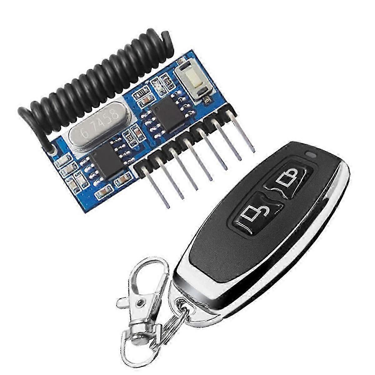 Receiver Module Transmitter Decoding Receiver Jog Self-Locking Interlock Controller Module 433Mhz w