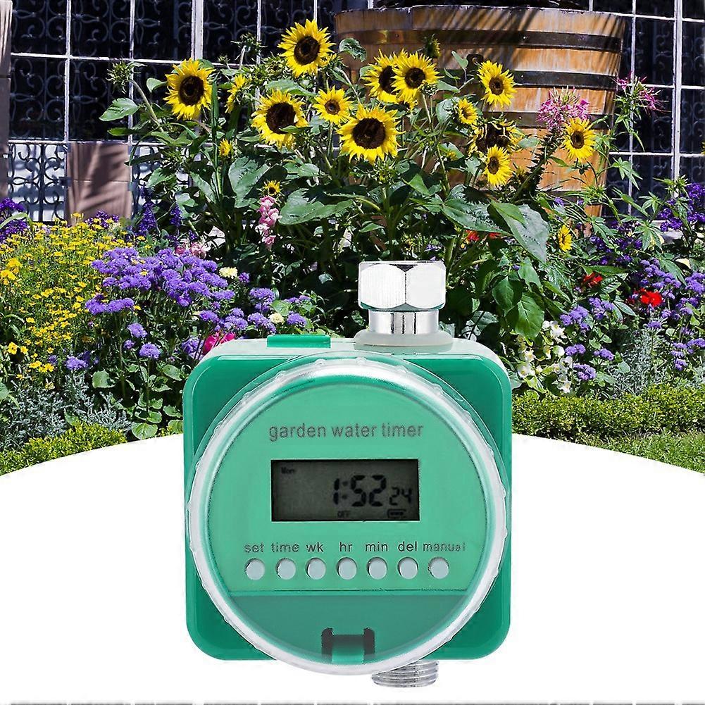 Automatic Garden Water Timer, ABS+Alloy, 9V Battery, 10-20L/min Flow