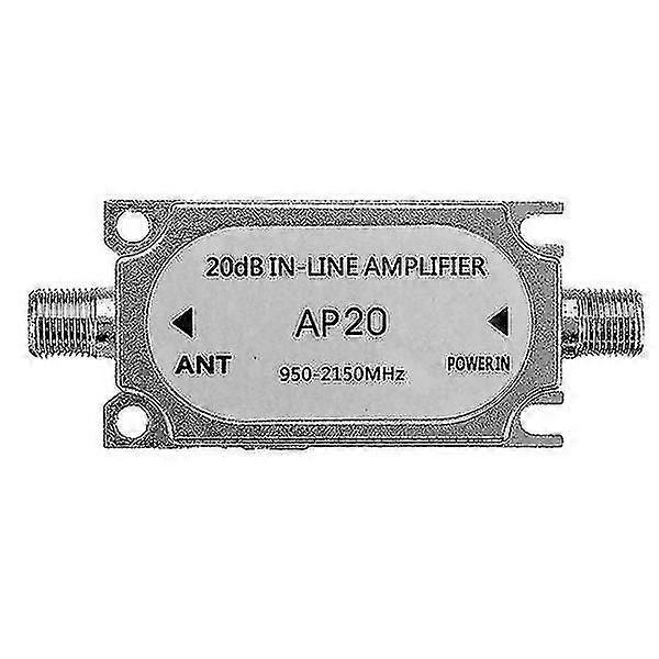 For Jasen JS 20A Satellite 20db In Line Amplifier 950 2150 Mhz Booster WS37279