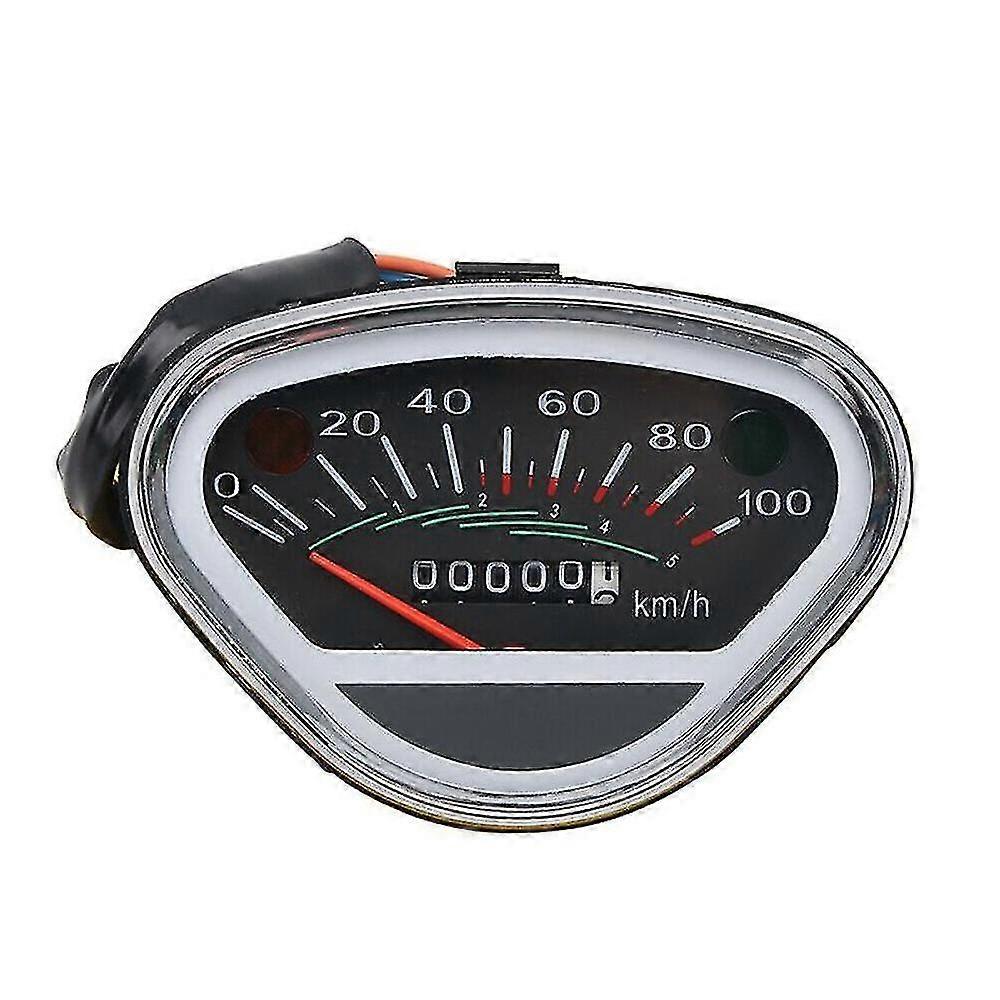 Motorcycle Speedometer 100km/h Tachometer Odometer Instrument For 70--