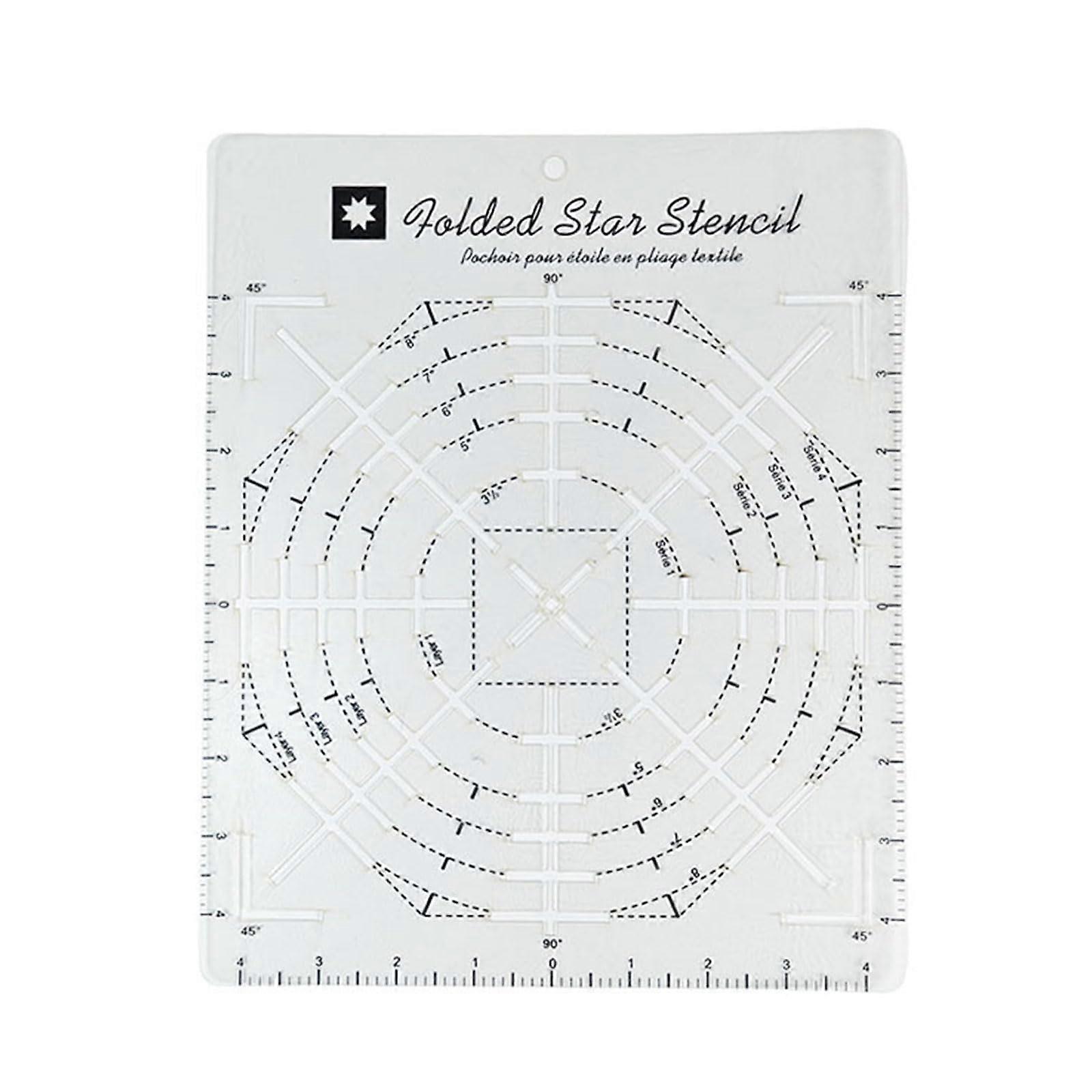 Multifunctional Sewing Ruler Fabric Cutting Ruler Acrylic Quilters Ruler Patchwork Ruler for Easy Precision Cuts Ref: 9901