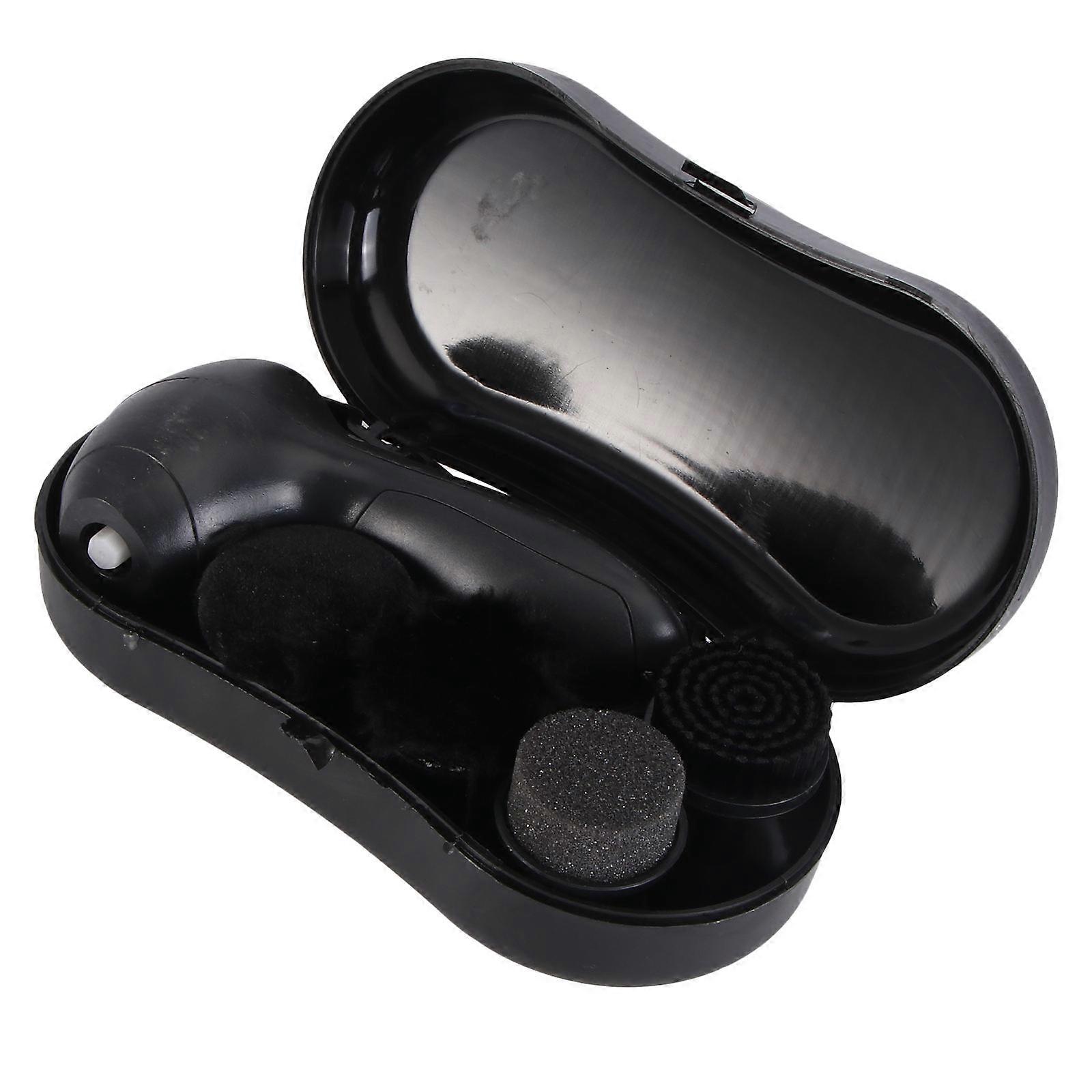 Premium Shoe Brush Electric Shoe Polisher for Office and Home Use 1 Set in Black Color