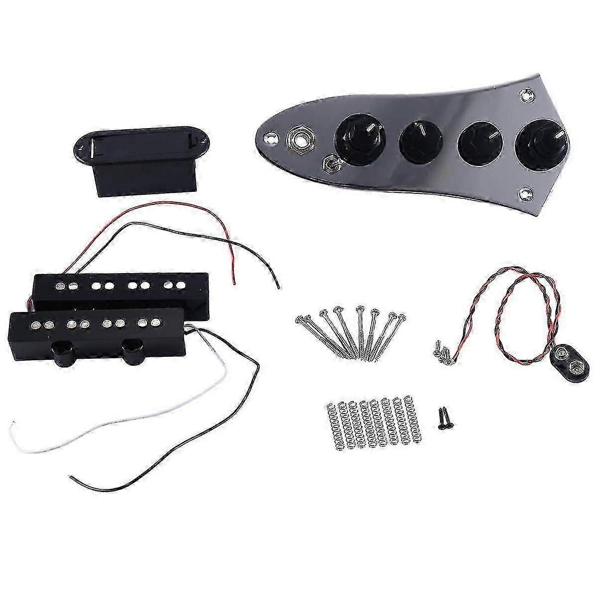 Piastra di controllo universale caricata per basso 5 Jazz JB-08 per parti a 4/5 corde con pickup per basso elettrico JB hwy