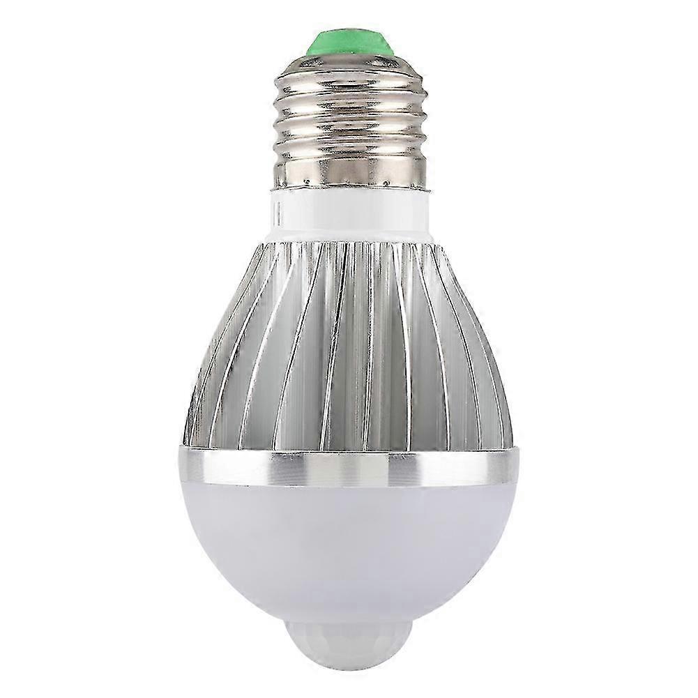 E27 5W LED Motion Sensor Bulb Lamp - Warm White Lighting for Home, Hotel & Corridor Hallways - Energy Efficient Smart Light