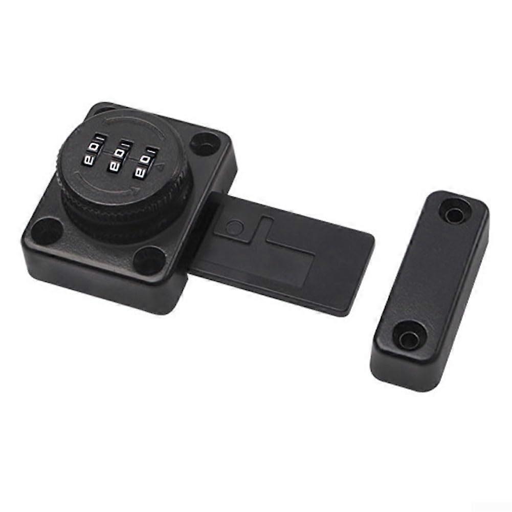 Extended Bolt Mechanism Password Lock for Home Security Black Finish Easy Setup