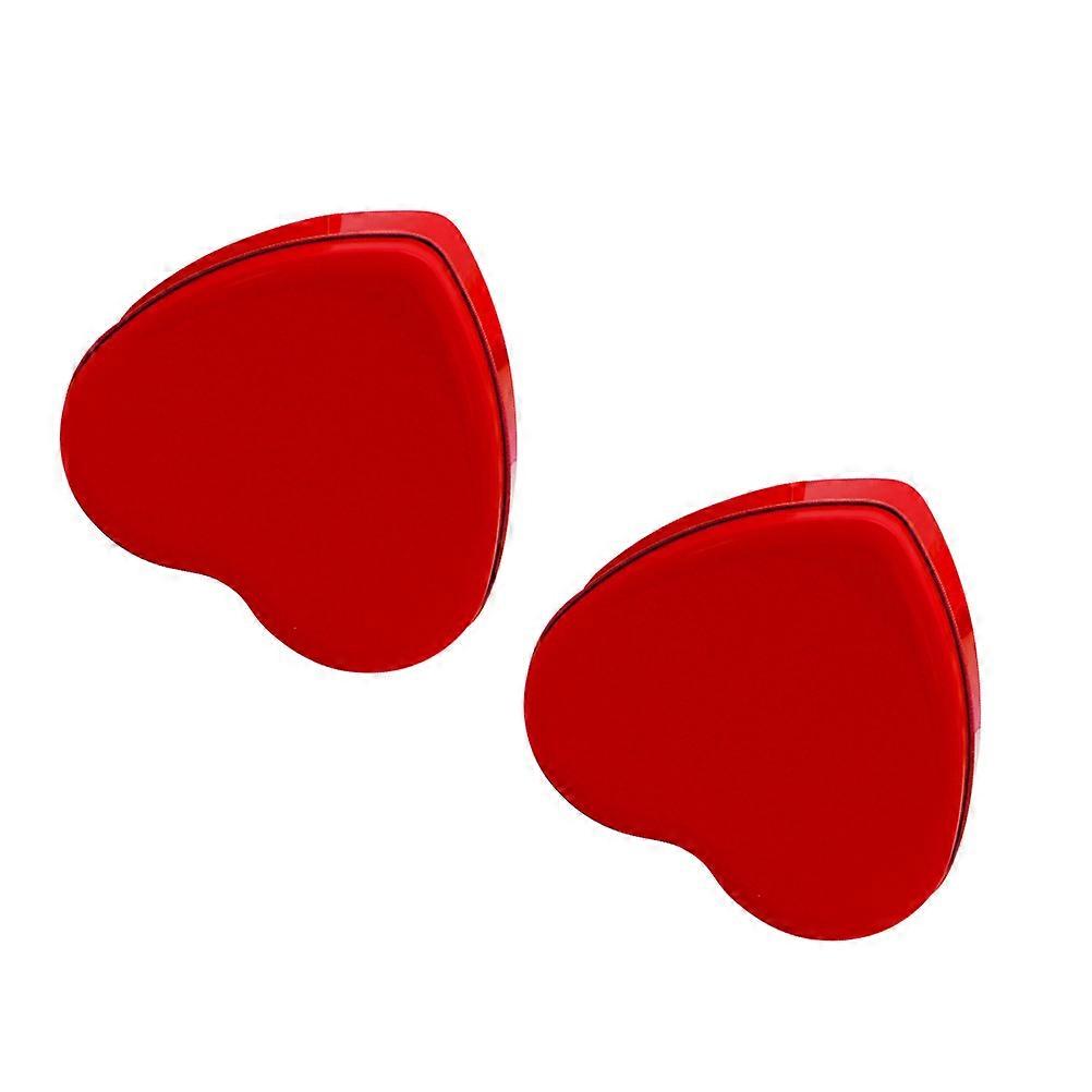 Valentine's Day Candy Boxes Iron Storage Container present Box Simple Design Sealable 12X11X4.8CM 2Pcs