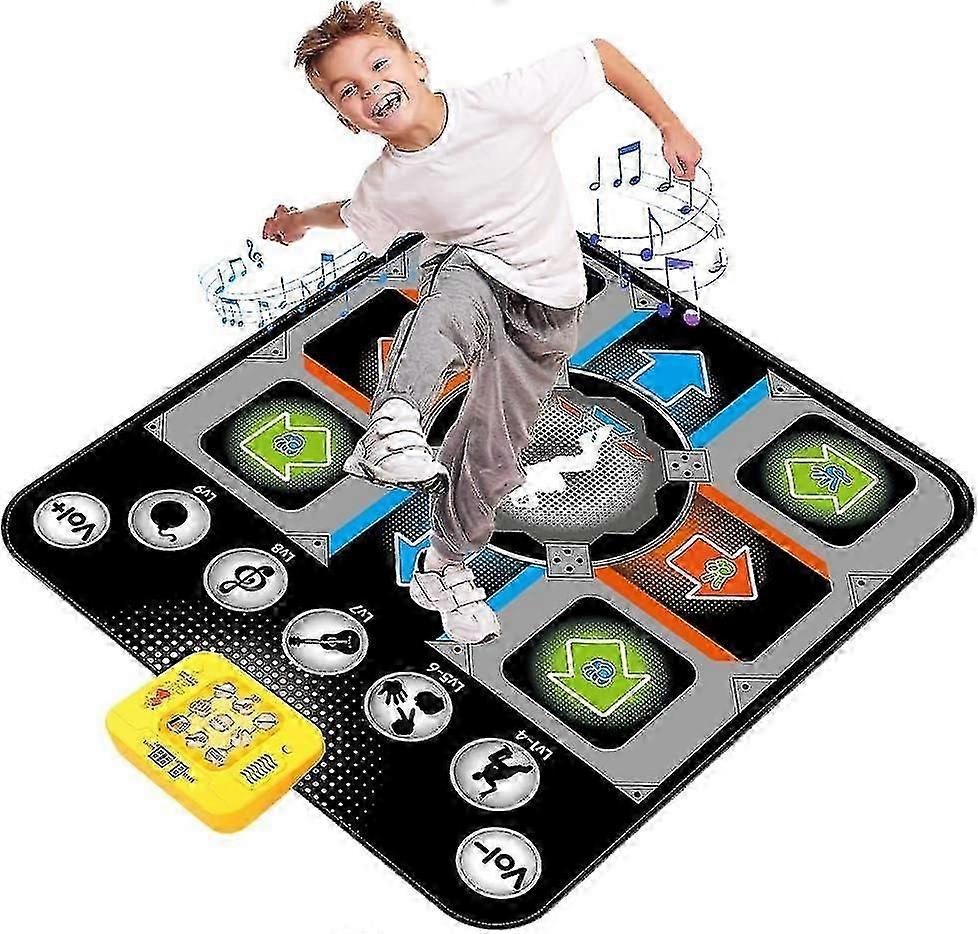 Dance Mat, Dance Game Toy Gift For 3-12 Year Old Kids Girls Boys, Dance Pad With Wireless Bluetooth,9 Challenge Game Modes, Double Pk Mode,built-in Mu
