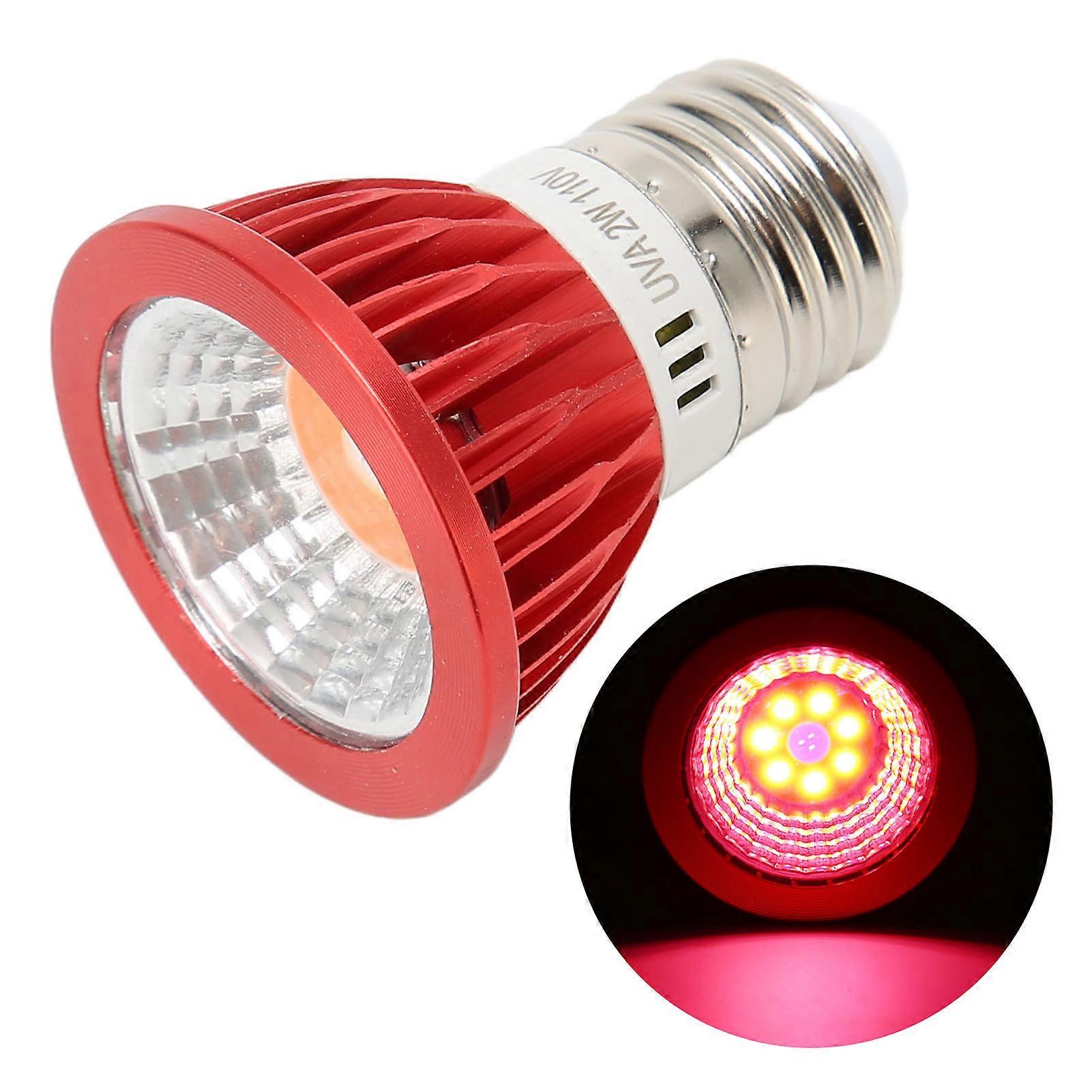 Reptile Heat Lamp Bulb Infrared Simulation Natural Lighting Turtle Basking Light Bulb for Reptiles Amphibian 2W 110V 