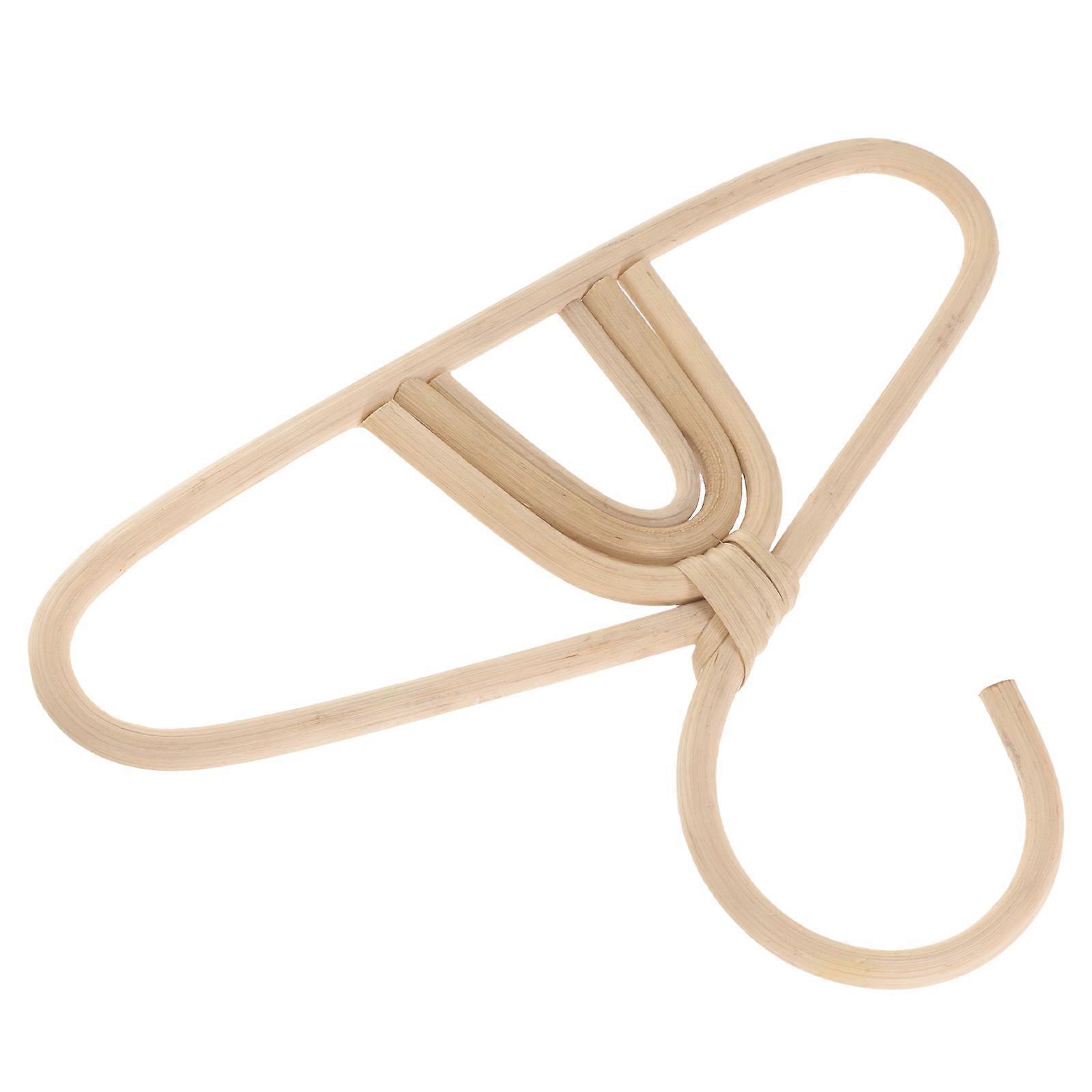 Toddler Hangers Rattan Beige for Home Use Featuring Burr-Free Smoothness Finish