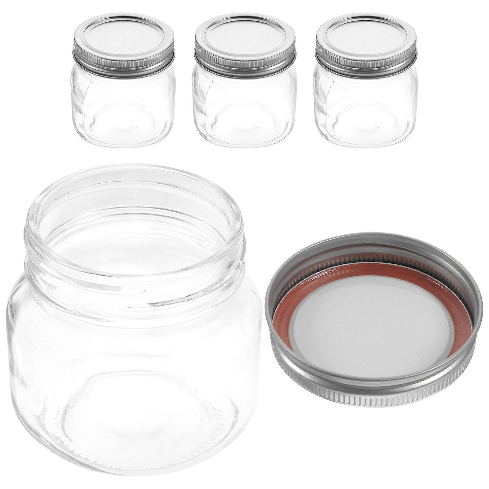 Jelly Jars Glass Jar With Airtight Lid DIY Projects Honey Storage