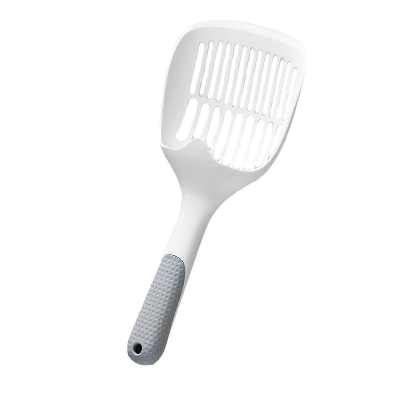 Cat Litter Scoop Two-Pack Foldable Jumbo Scoop With Extended-Handle White Outdoor-Use Litter Shovel