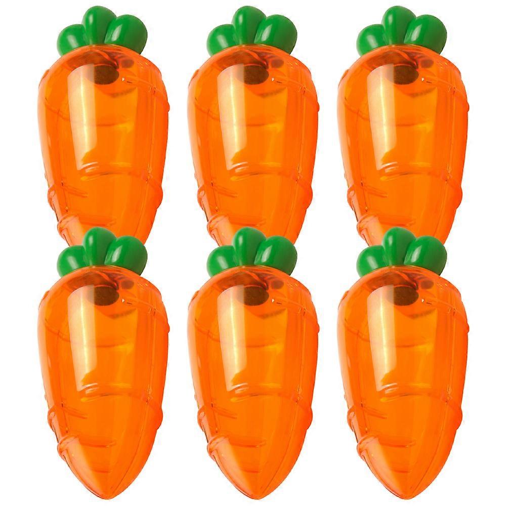 6pcs Carrot Shaped Candy Box Easter Carrot Candy Chocolates Box Party Favors Box