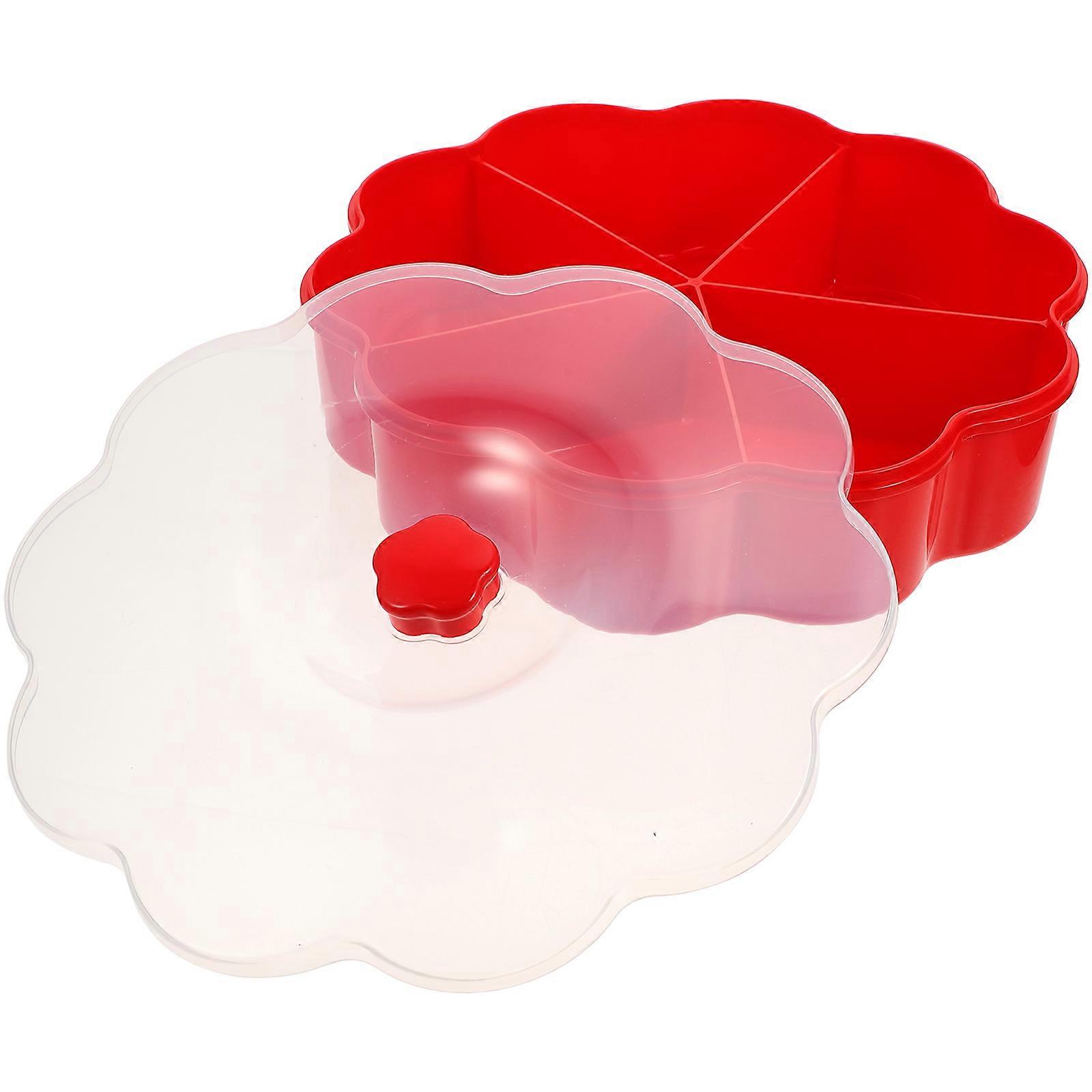 Candy Case Compartment Snack Container Small Divided Snack Containers .5X24.5X6.5CM Food Storage Daily Use 1Pack