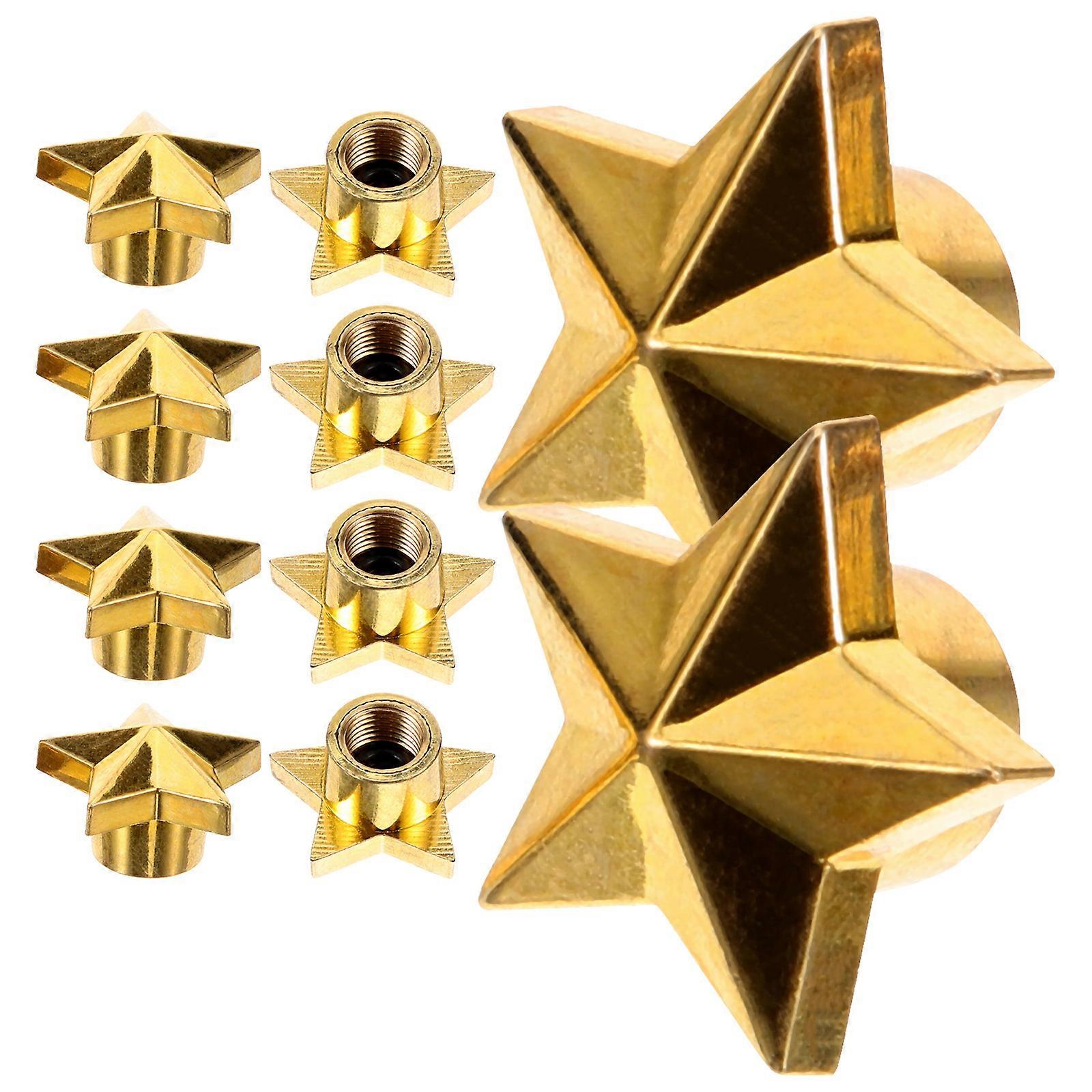 Valve Stem Cover Star Shape Car Modification Durable Unique Design 10Pcs