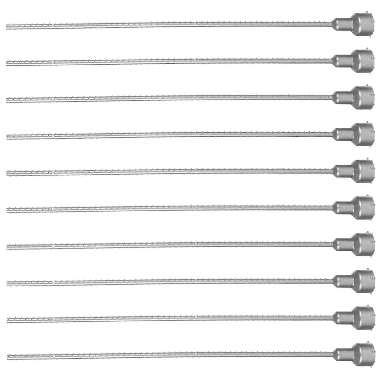 Adjustable PVC Floral Stems in Silver for Elegant Flower Arrangements with Durable Quality
